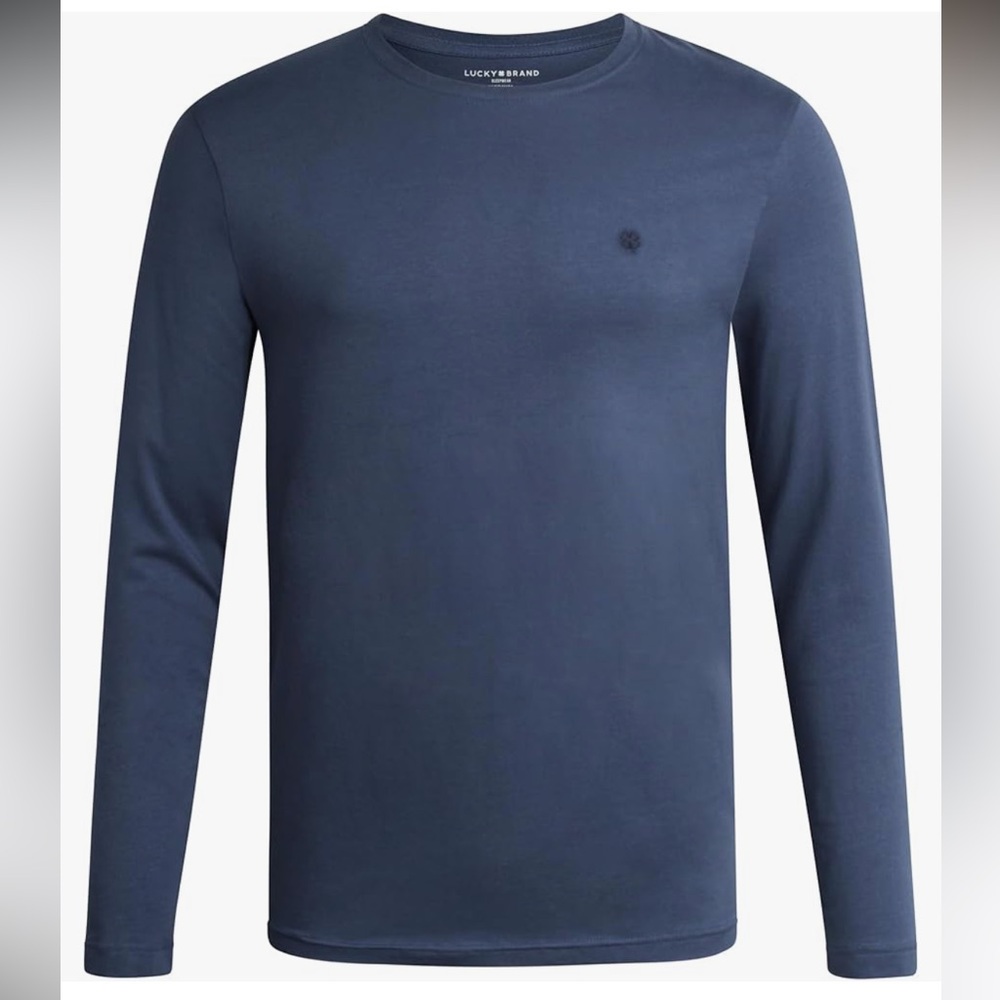 TIMBERLAND Mens Blue Long Sleeve Tshirt